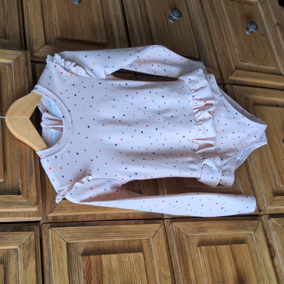 Liewood Confetti Swimsuit, 3-5 years, girls one-piece, long-sleeved rash guard - Picture 2 of 15